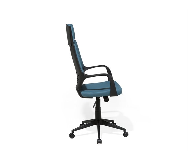 Beliani Cadeira de escritório DELIGHT Azul