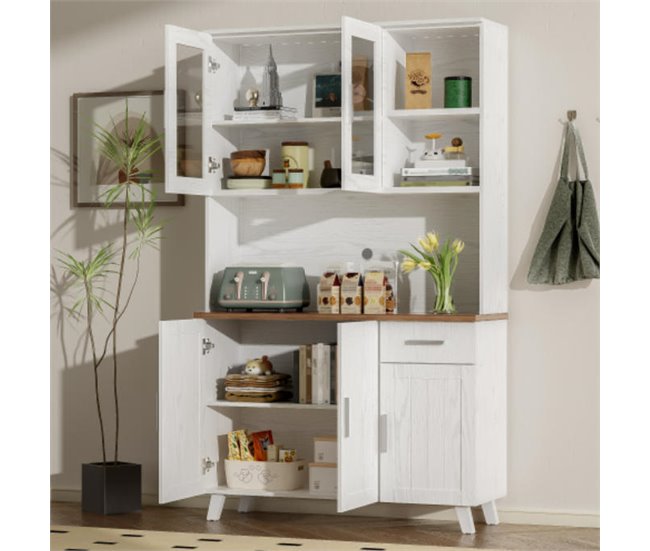 Aparador, sala de estar, sala de jantar Branco