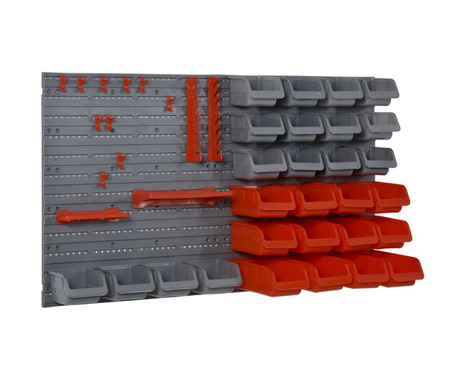 Organizador de Ferramentas PP DURHAND Vermelho