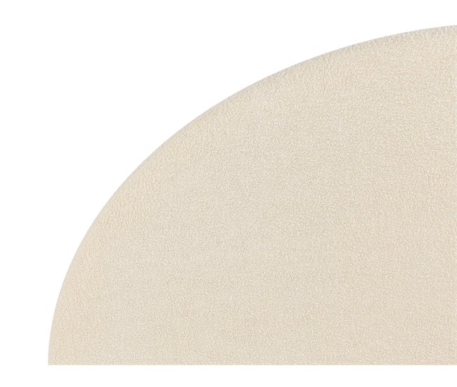 Beliani Cama com armazenamento Bouclé VAUCLUSE 194x214 Bege