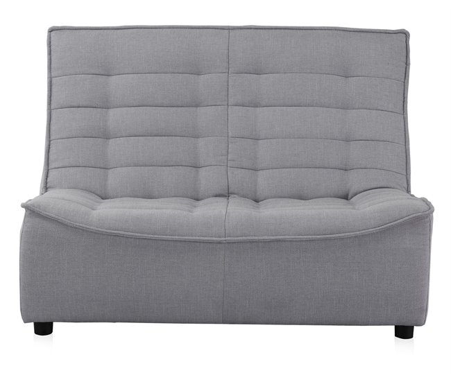 Poltrona Modulo estofada Cinza