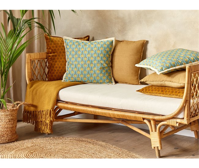 Beliani Almofada decorativa WAKEGI Multicor