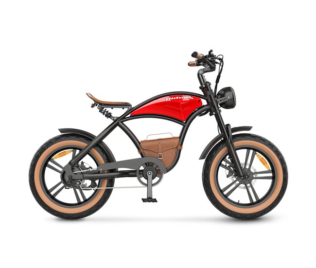 Bicicleta Elétrica Hidoes HD-B10 - Motor 1000W Bateria 48V13AH Vermelho