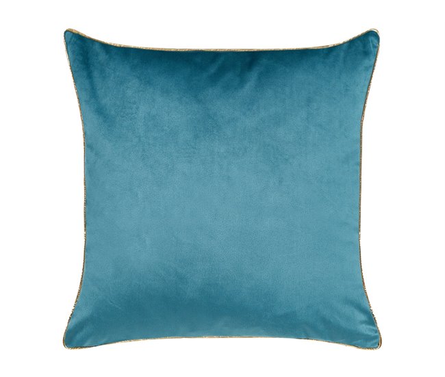 Beliani Almofada decorativa ALYSSUM 45x45 Azul