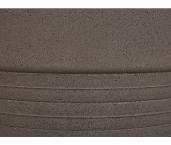 Beliani Conjunto de 2 vasos para plantas KATALIMA Castanho