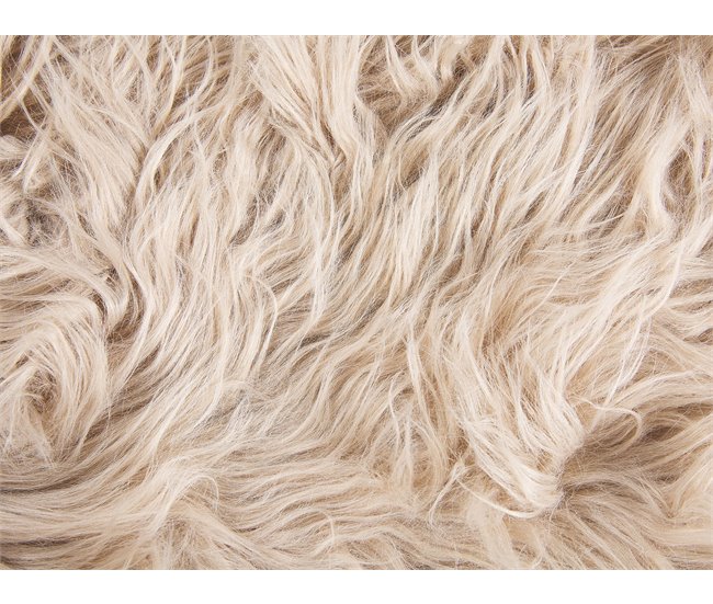 Beliani Shaggy (pelos longos) MUNGO 53x88 Bege