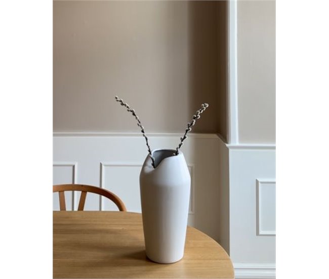 Beliani Jarro decorativo APAMEA Branco