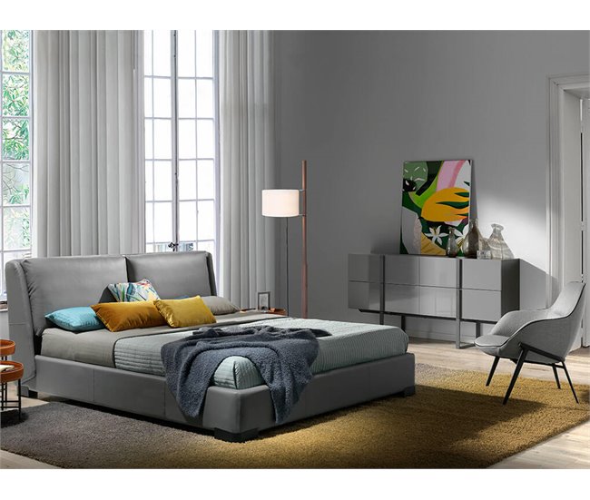 ANGEL CERDA Poltrona em tecido cinzento Cinza