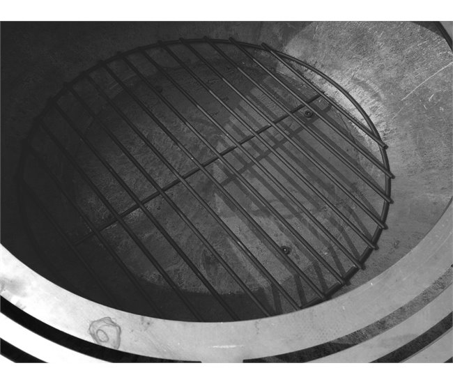 Barbecue com placa de aço Castanho