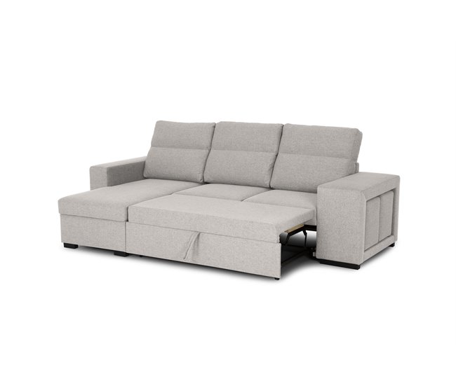 Chaise longue com cama HARRISON Bege