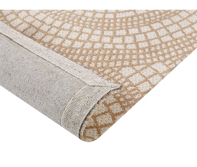 Beliani Entrelaçado ARIBA 160x230 Bege