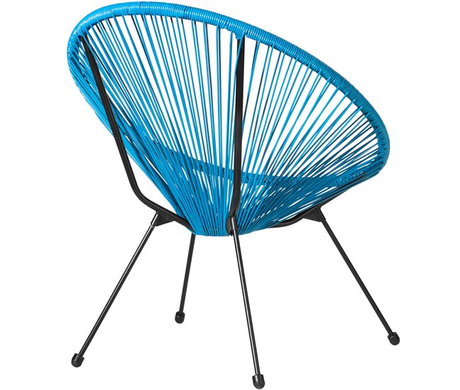 2 cadeiras de jardim Santana com mesa Azul