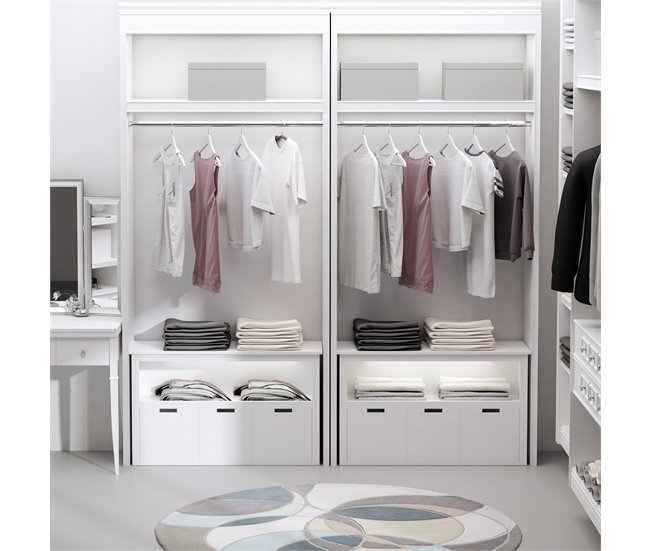 Aparador de Sala de Estar MDF HOMCOM 102 Branco