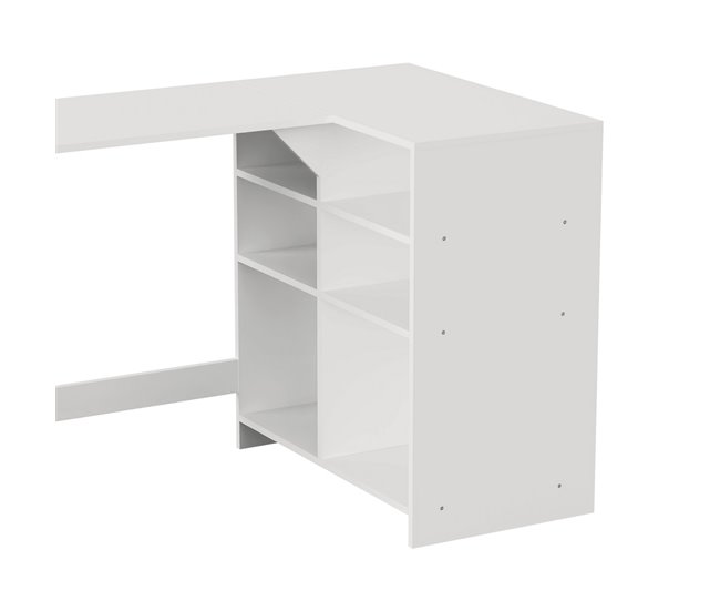 Secretária de Canto Reversível SpaceQub 67x110 Branco