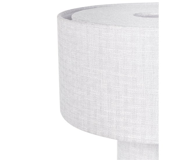 Beliani Candeeiro de mesa MALIPS Cinza Claro