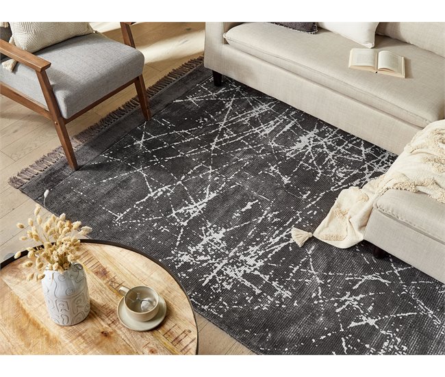 Beliani Pelos curtos HANLI 140x200 Cinza