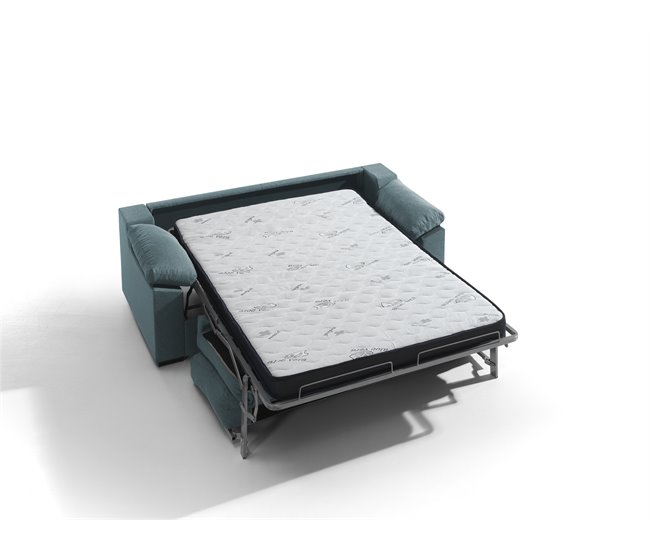 Sofá cama 3 lugares NIMBUS na cor bege Turquesa