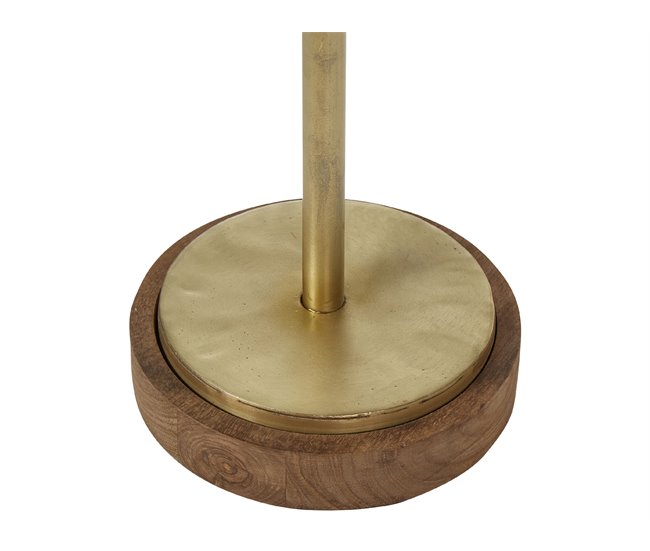 Beliani Candeeiro de mesa SABARI Castanho