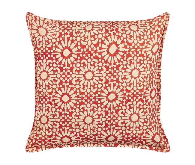 Beliani Almofada decorativa CEIBA 45x45 Areia