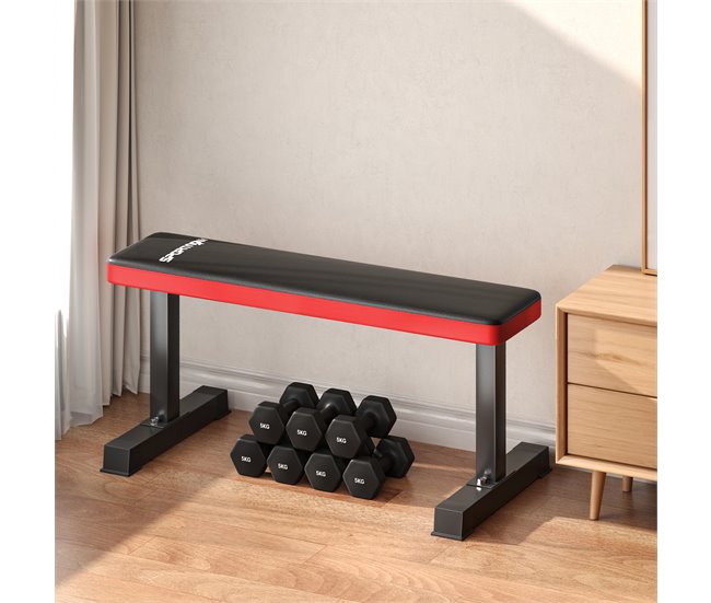 Banco de Musculação Aço e PU SPORTNOW Preto