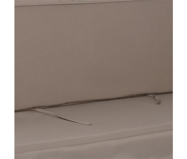 Almofada para Baloiço Poliéster e PP Outsunny Castanho