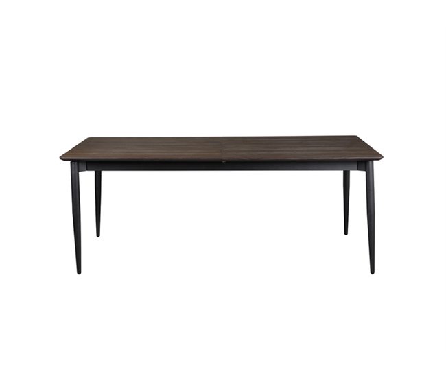 Mesa de jantar extensível OLYMPIA castanha Castanho