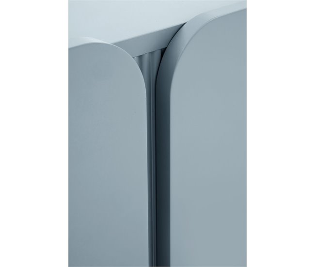 Aparador com cantos arredondados nos cantos das portas 180 Azul