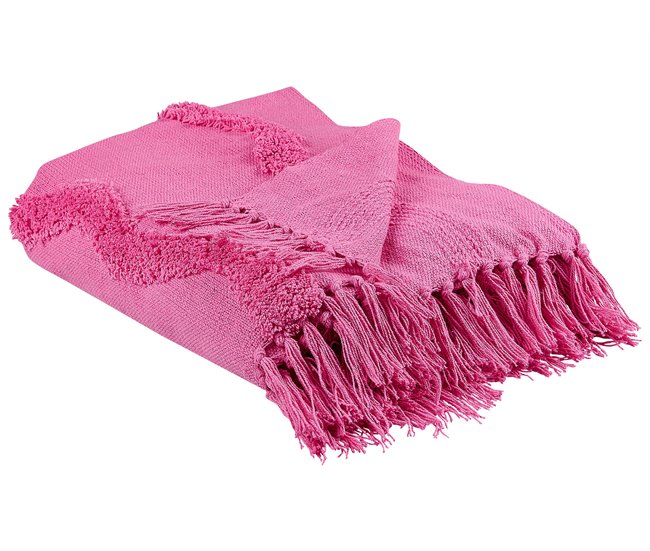 Beliani Manta KHARI Rosa