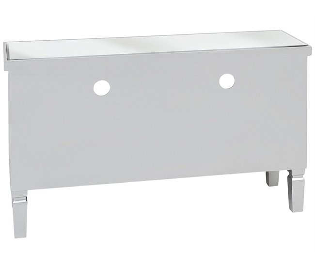 Beliani Mesa de TV NICEA 100 Cinza