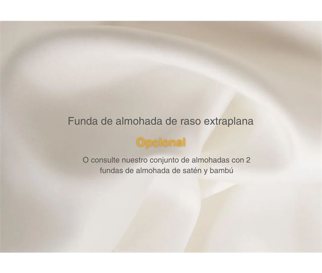 Almofada Plana para Pessoas que Dormem de Barriga para Baixo S 58x38 Branco