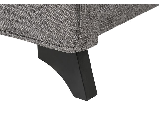 Beliani Cama com estrado Poliéster AMBASSADOR 152x216 Bege
