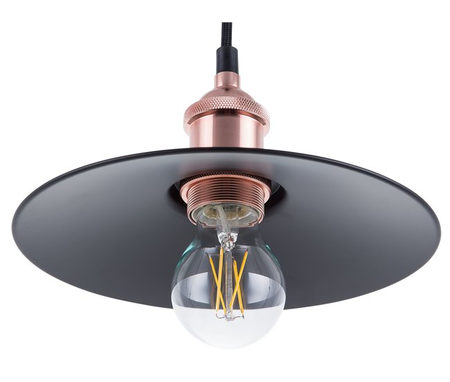 Beliani Candeeiro de tecto SWIFT Dourado