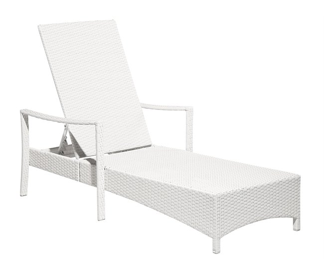 Beliani Cadeira lounge/relax VASTO Branco