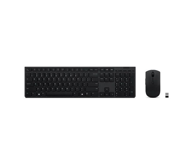 Teclado e Rato sem Fios SLIM COMBO II ES MC00011728 Preto