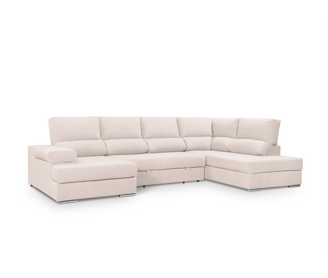 Sofá de canto com cama BARI Antracite