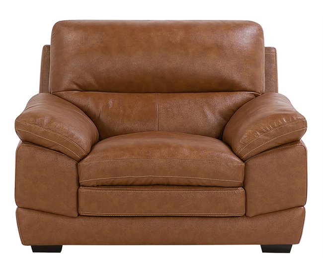 Beliani Poltrona HORTEN Dourado