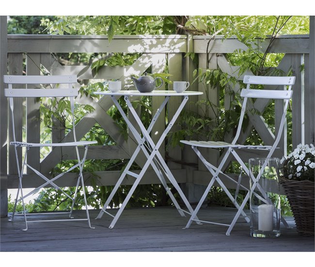 Beliani Conjunto de balcón FIORI Branco
