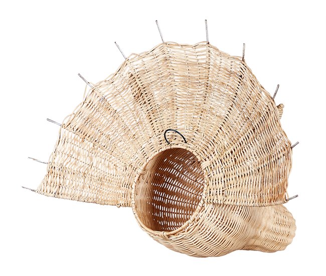 Beliani Decoração de parede BIOKO Castanho