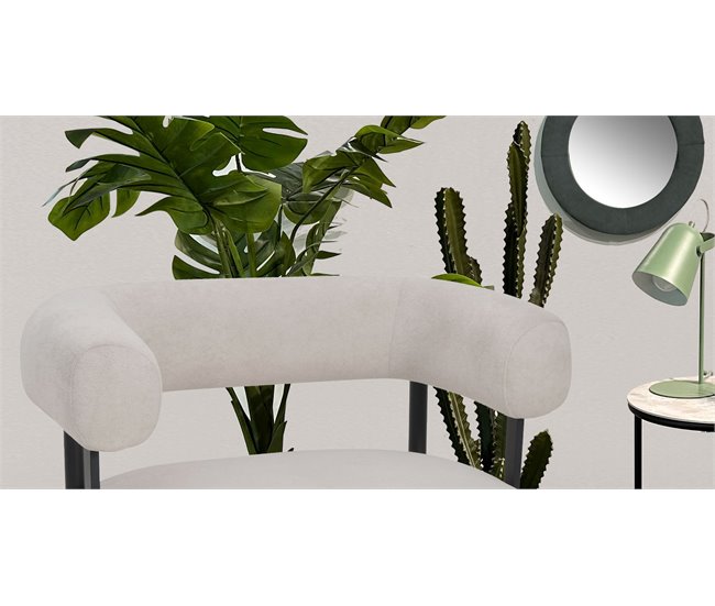 Cadeirão decorativo AMAL Bege