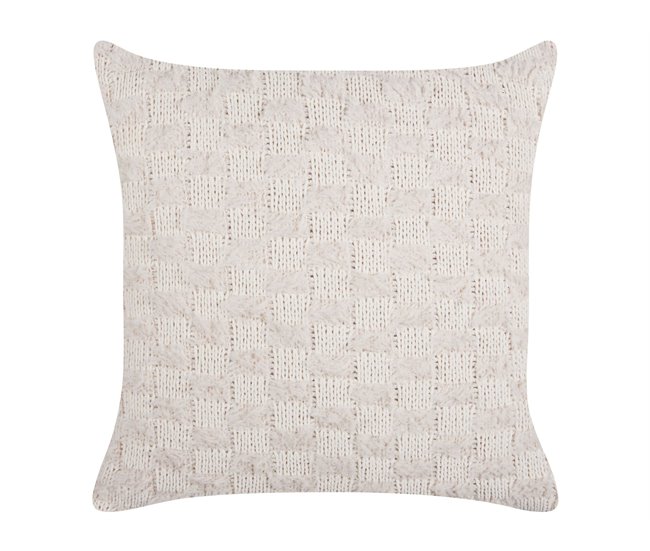 Beliani Almofada decorativa TAMNINE Bege