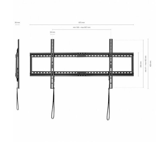 Suporte de Parede WT90F-119 Preto