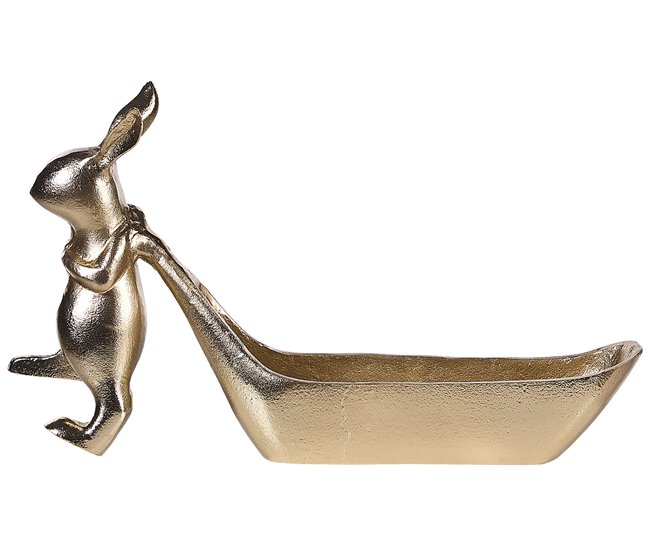 Beliani Prato decorativo PROGO Dourado