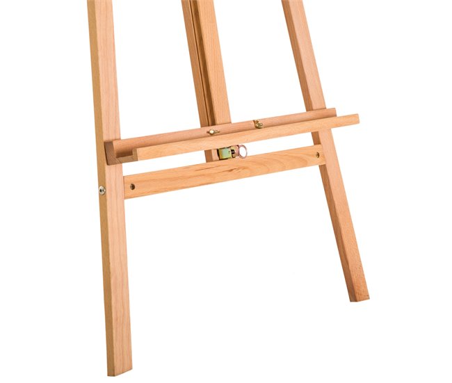 Cavalete de Pintura Madeira de Faia HOMCOM Castanho