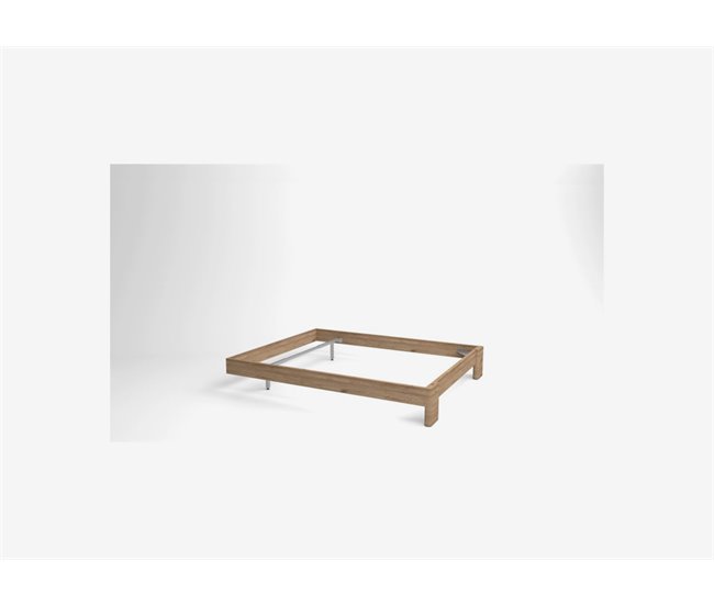 Estrutura sommier PORTO 160x200cm natural Carvalho