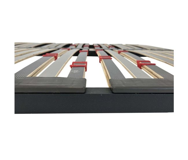 Base de cama em tubo multi-ripas XL mm ripas de faia 