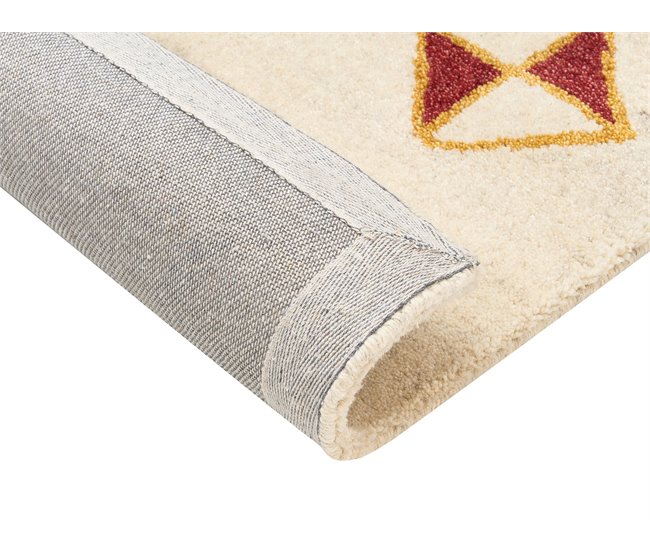 Beliani Entrelaçado MISINLI 80x150 Bege
