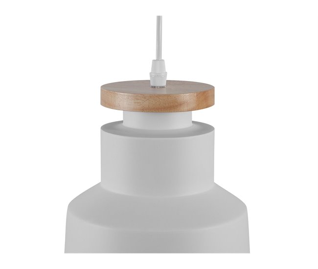 Beliani Candeeiro de tecto NEVA Branco