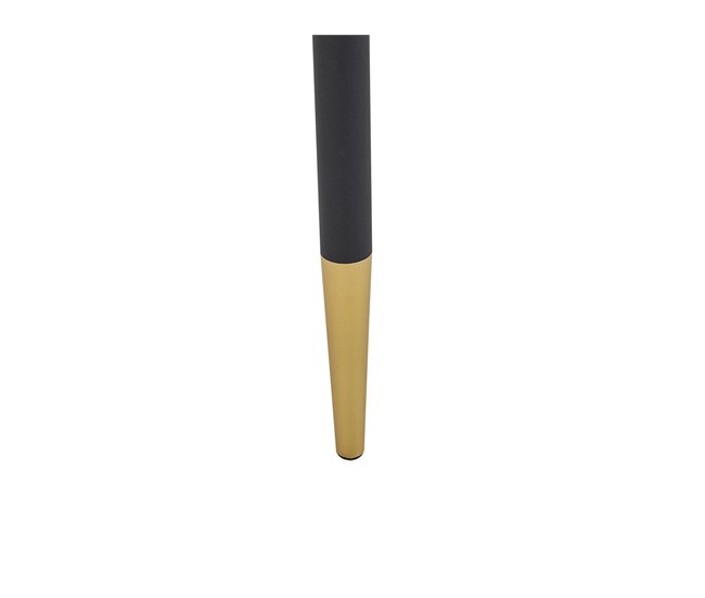 Beliani Mesa de apoio SHELBY 80x80 Preto