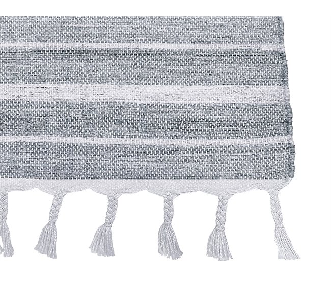 Beliani Entrelaçado BADEMLII 80x150 Azul
