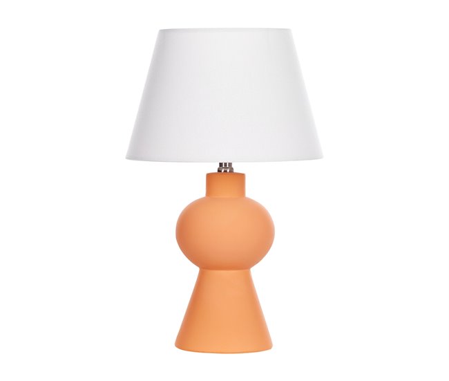 Beliani Candeeiro de mesa FABILOS Laranja